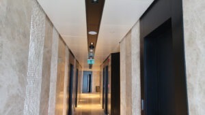 Clip-in Koridor Metal Asma Tavan Sistemi -Nurol Tower