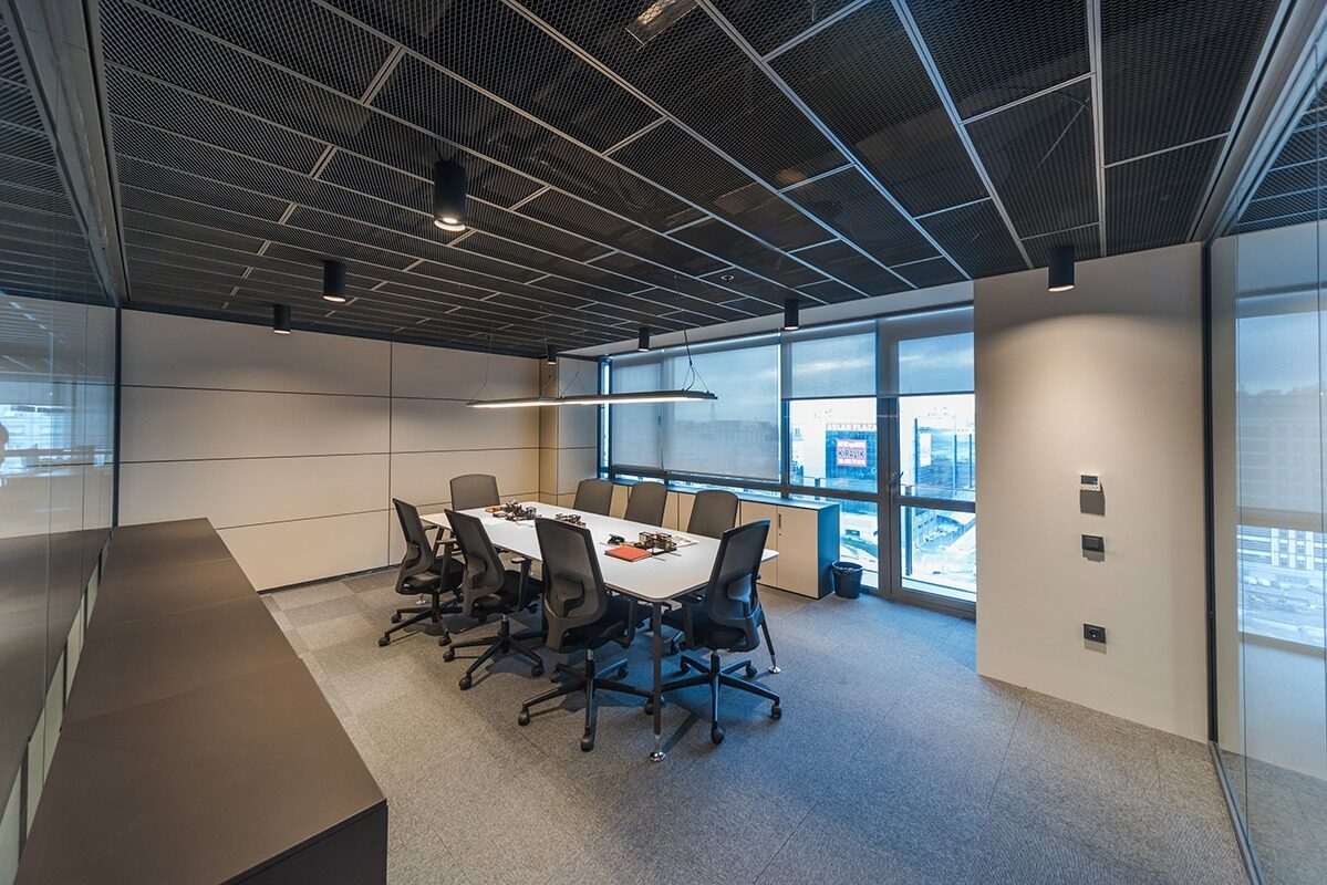 Clip-In Mesh Metal Asma Tavan Sistemi - Erensan Ofis - Bütem Metal Uygulama