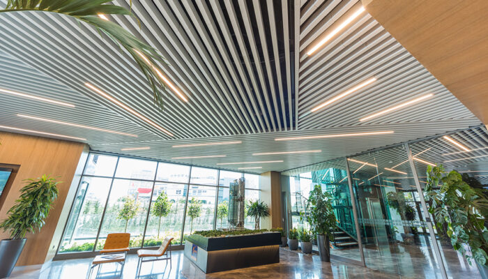 Baffle Metal Asma Tavan Sistemi Artaş Genel Merkez