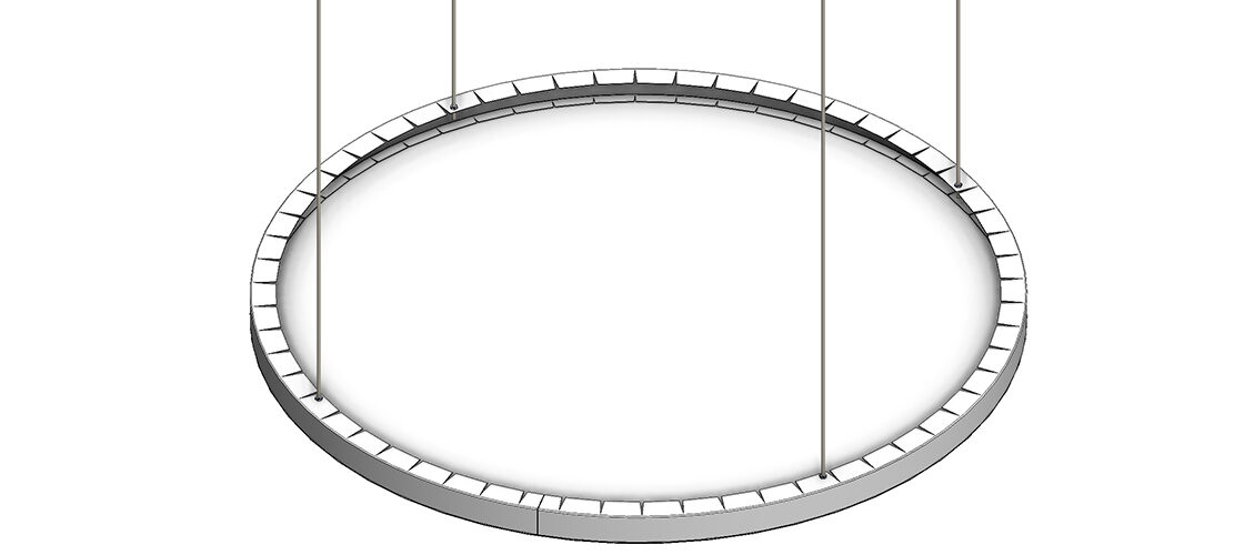 Metal Asma Tavan - Dairesel Ada Panel