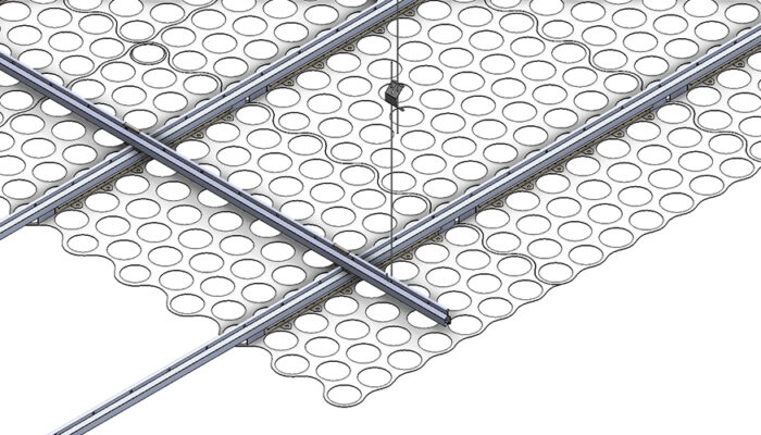 Lego - Loop Metal Asma Tavan Sistemi Lego - Loop Metal Asma Tavan Sistemi Uygulaması