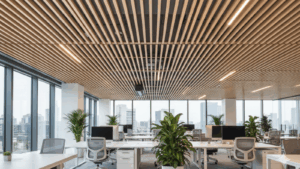 Ahşap Görünümlü Baffle Tavan Nedir?