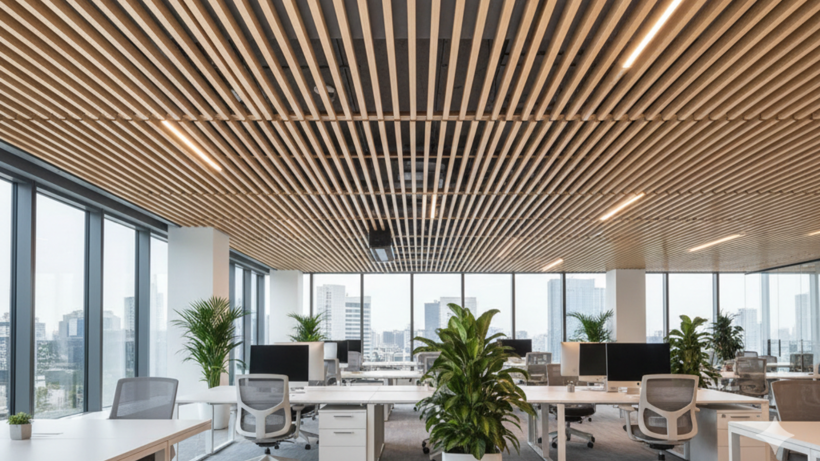 Ahşap Görünümlü Baffle Tavan Nedir?