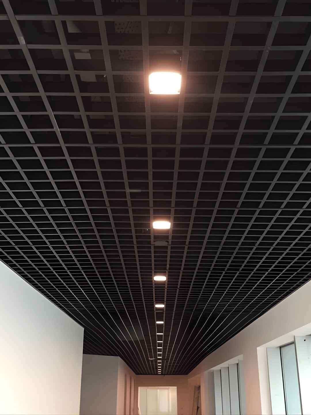 Opencell (Petek) Metal Asma Tavan Sistemi - Uygulama