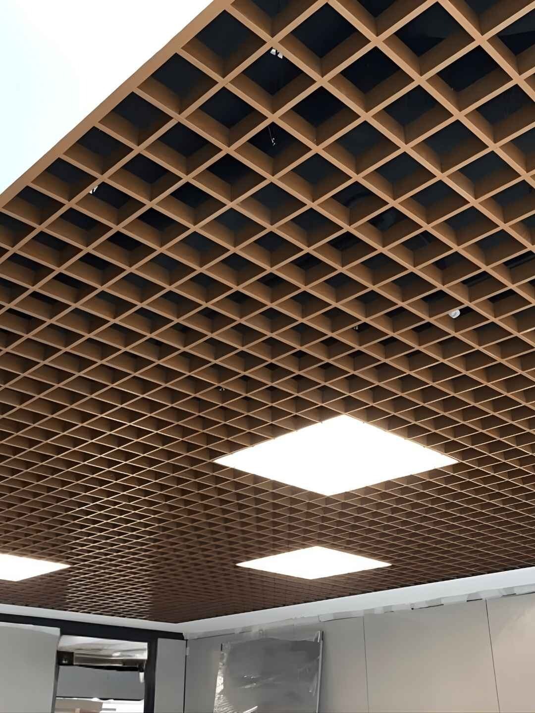 Opencell (Petek) Metal Asma Tavan Sistemi - Uygulama