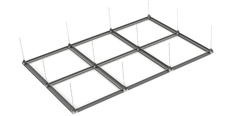 Box Metal Asma Tavan Sistemi Box Metal Asma Tavan Sistemi - Teknik Çizim