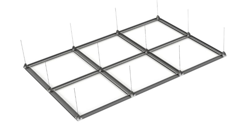 Box Metal Asma Tavan Sistemi Box Metal Asma Tavan Sistemi - Teknik Çizim