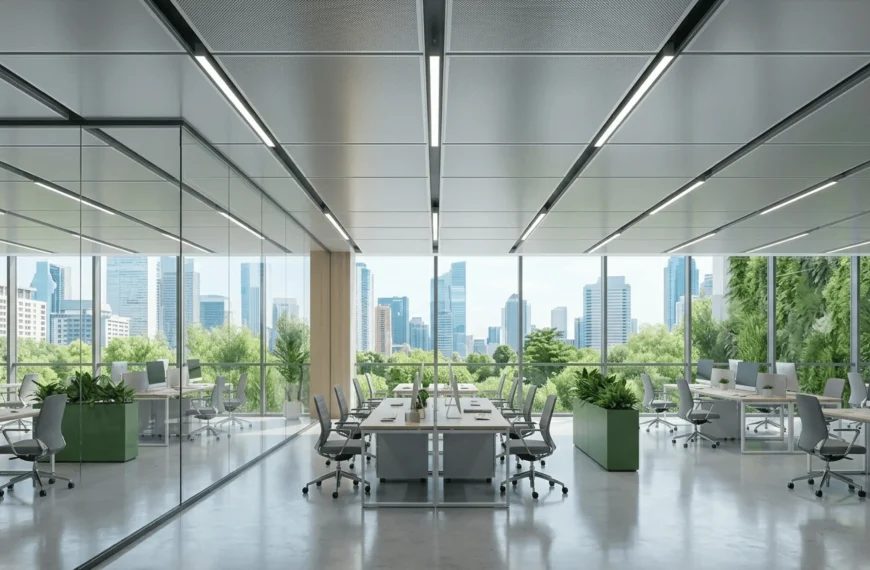 Karbon Ayak İzini Düşüren Metal Asma Tavan Çözümleri