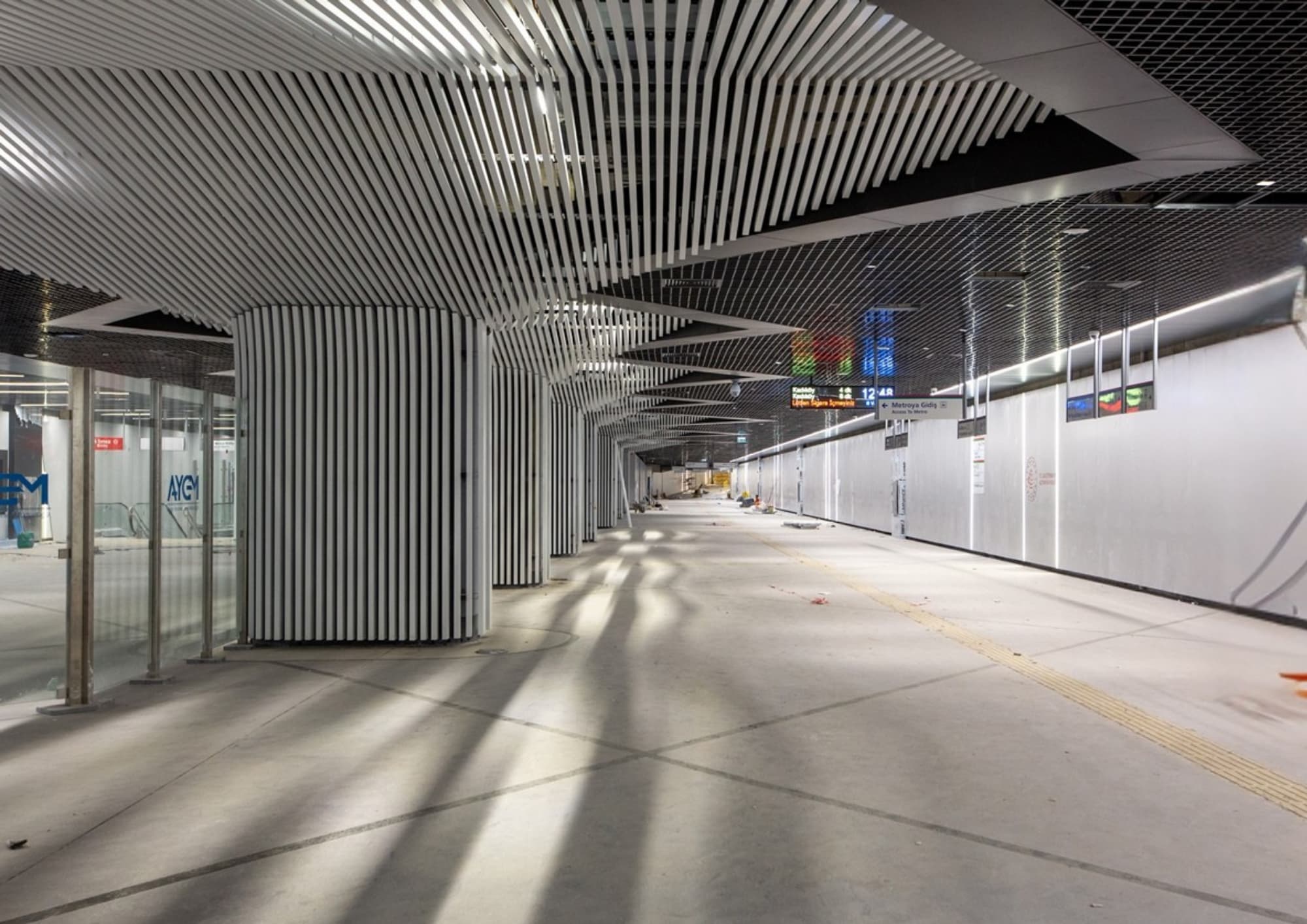 Bütem Metal - Metal İç Cephe Giydirme Sistemleri - Sabiha Gökçen Havalimanı Metro Projesi